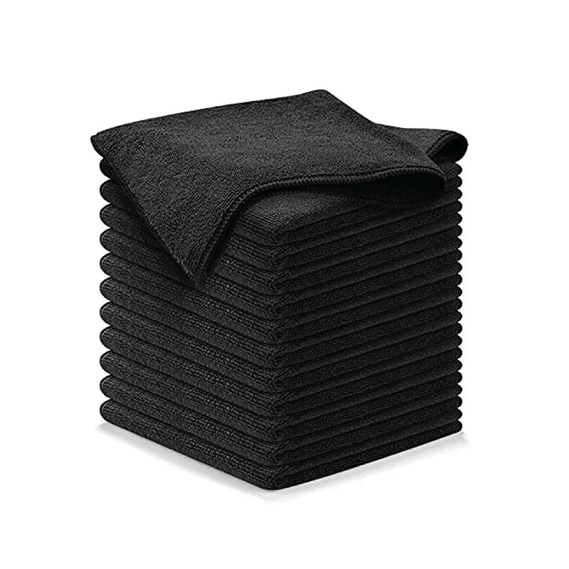 Paño Microfibra Negra 16 x 16